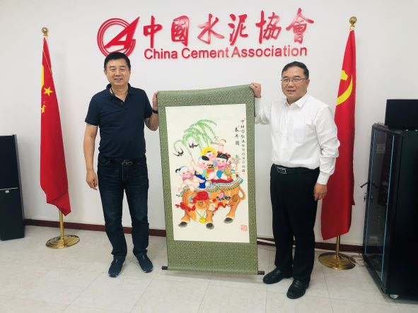 中材節(jié)能董事長馬明亮一行到中國水泥協(xié)會交流共商合作